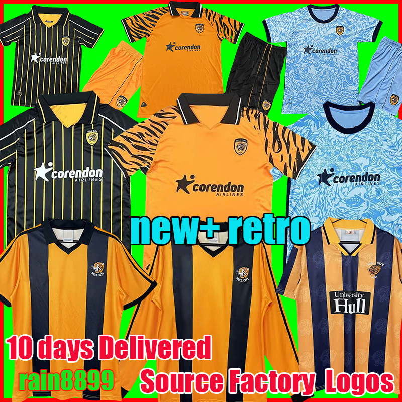 S-4XL Hulls soccer jerseys City 25 26 HCAFC Kit Hulls Jersey City AFC football Shirts The Tigers soccer shirt HullCitys Kits 81 82 97 98 retro long sleeve