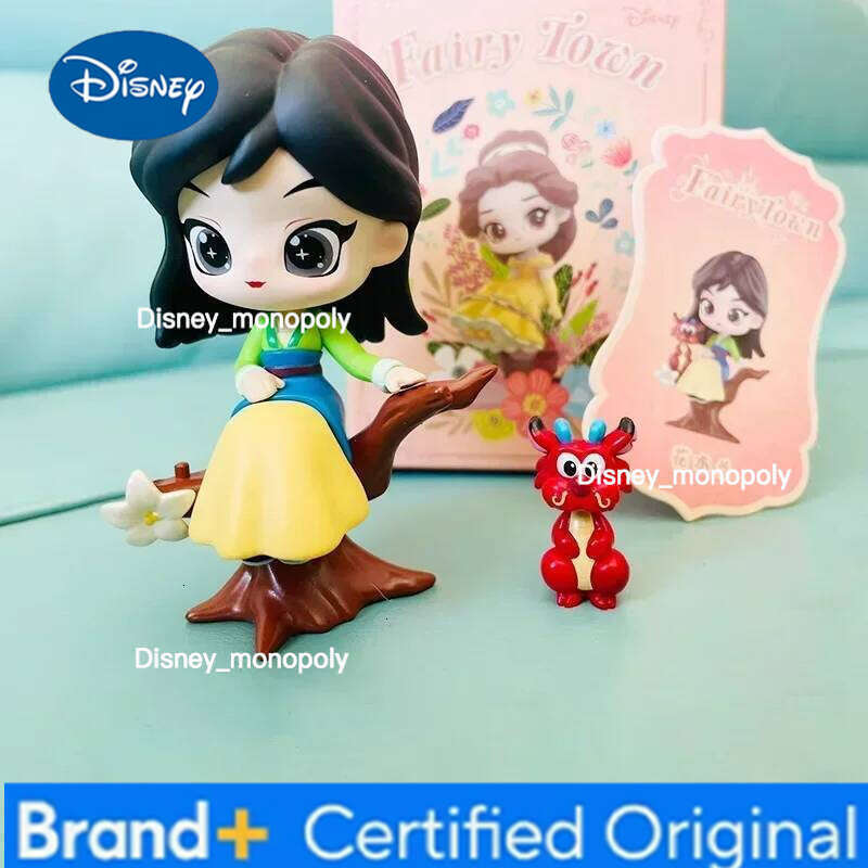 Disney and Mushu Dragon Hot Movies Mulan Princess Action Figure Fashion Trendy Toys Kawaii Birthday Gift H260105