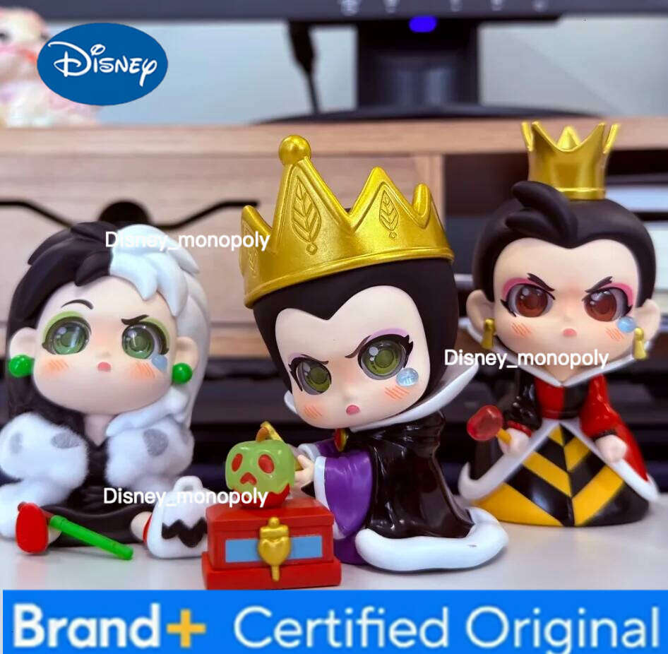Disney Genuine Villainous Characters Collection Figure The Rebel Born Series Surprise Blind Box Fashion Trendy Desktop Gifts H260105