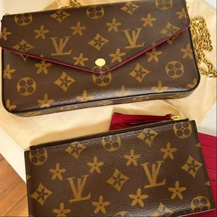 Luxury Designer Bag 3 Multi FELICIE POCHETTE Chain Handbags Crossbody Purse Fashion Women Shoulder Bags Lady Totes Wallet louisities vittonn bag viitton backpack