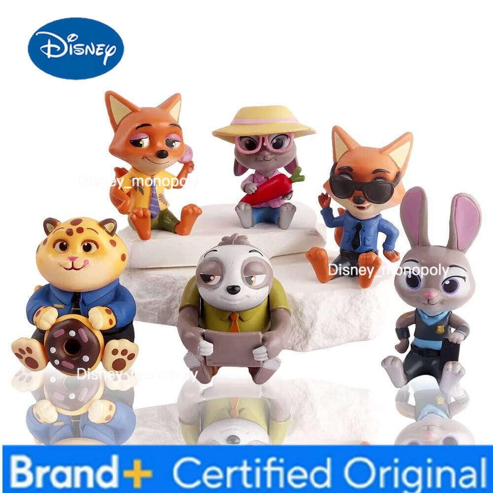 Disney Zootopia Judy & Nick Good Sitting Blind Box Premium Artistic Trendy Collectible Figures Desktop Ornament Decoration Gift H260105 H260105