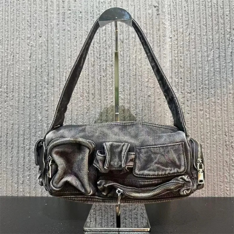 Multi Pocket Underarm Bag Vintage Crossbody Bags for Women Shoulder Bags Purse and Handbags Bag Bolso Sac 260104