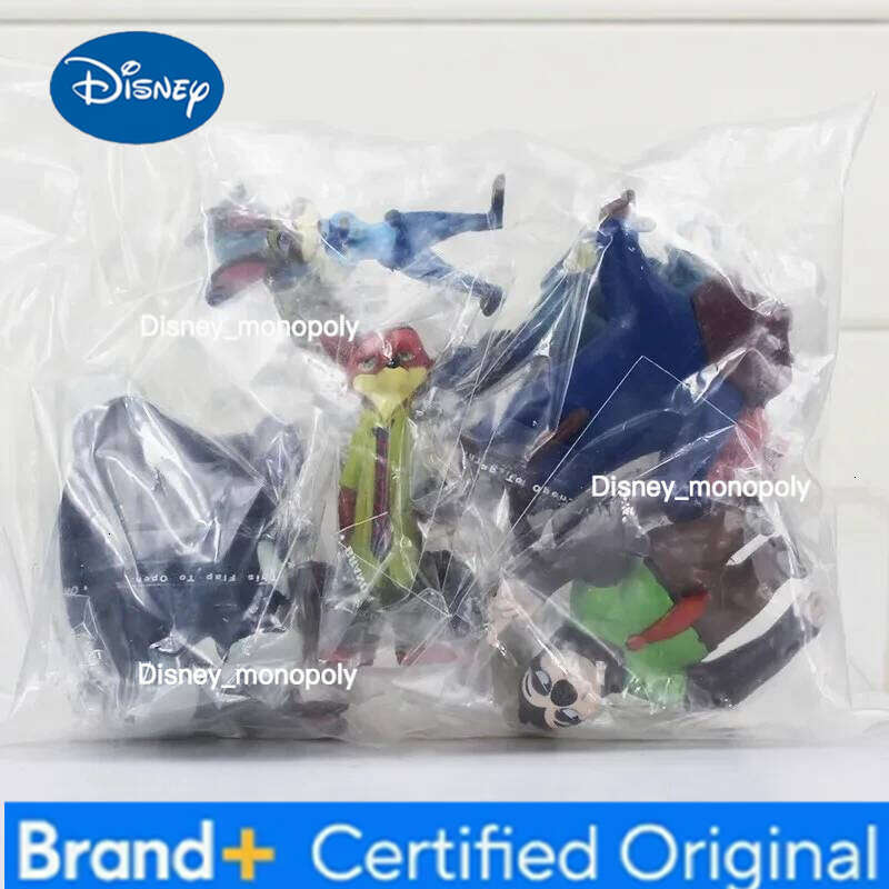 Disney Amazing 12pcs/set Zootopia Animals Action Figure Toys Rabbit Judy Hopps Fox Nick Wilde Movie Collection Figures Kids Gift H260105