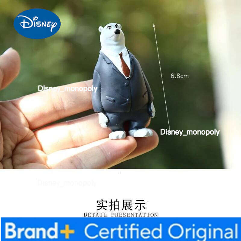 Disney 12Pcs/Set Cartoon Zootopia Fashion Trendy Action Figure Nick Fox Judy Toy Model Decor Children's Holiday Festival Gifts H260105 H260105