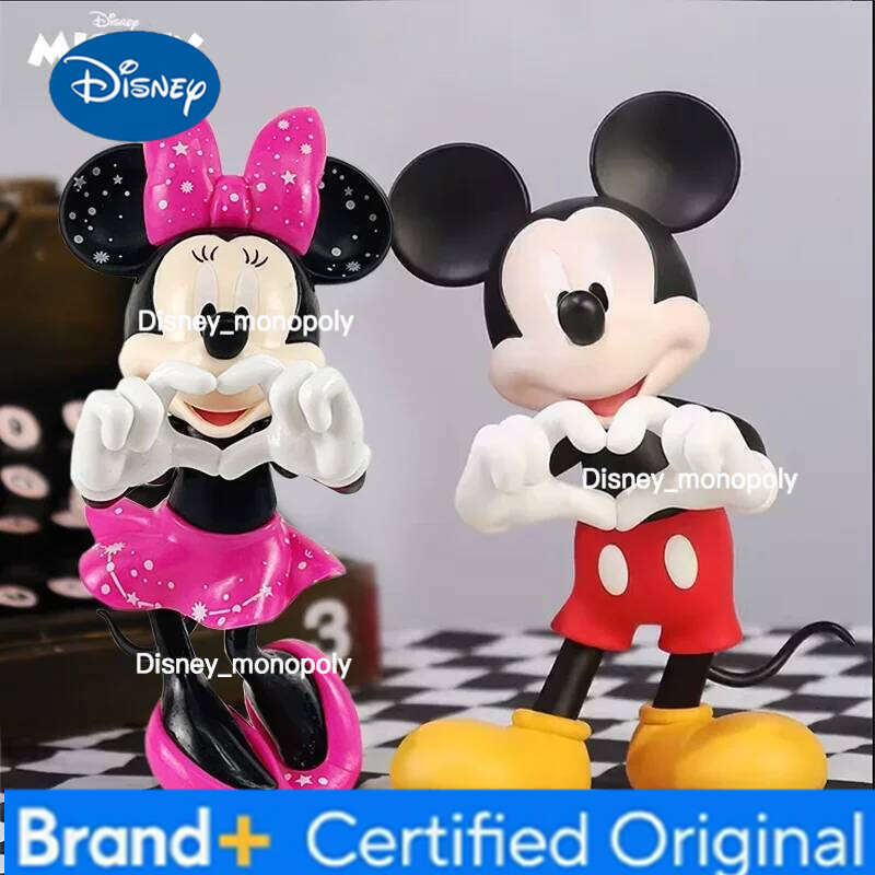 Disney 15cm Mickey Mouse Minnie Figure Cartoon Tidal Suit Decoration Handmade Doll Ornaments Birthday Gift For Girl Toys H260105