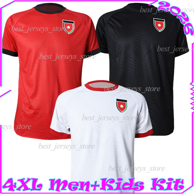 2026 Jordan national team Soccer Jerseys 26/27 OLWAN Y.ALNAIMAT SHARARH SAED SAADEH NIZAR M.MARDI ABU TAHA JAMOUS NASIB HASHEESH YAZEED men kids kits set football shirt