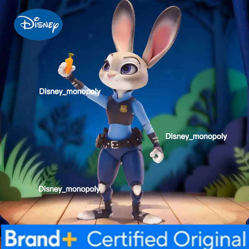 Disney Zootopia Judy Nick Trendy Joint Mobility Figurine Blind Box Collectible Action Figure Model Kt Decorative Ornaments Gift H260105 H260105