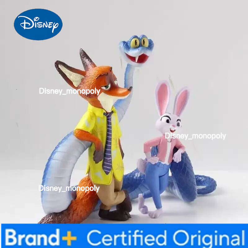 Disney Zootopia Figure Anime Nick Judy Gary Cartoon Action Model Toy Collection Decoration Birthday Gift H260105 H260105