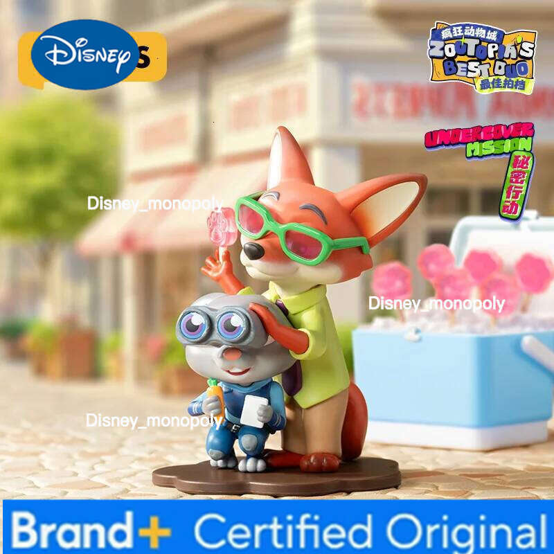 Disney In Stock 52TOYS Zootopia Blind Box Best Partners Series Anime Figures Trendy Toys Ornaments Collection Birthday Gifts Toy H260105 H260105