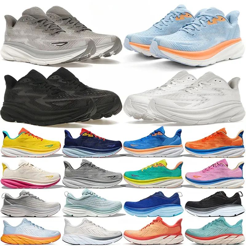 free shipping 2025 Clifton 9 bondi 8 men women designer running shoes athletic sneakers mens lightweight trainers sports shoe breathable runner