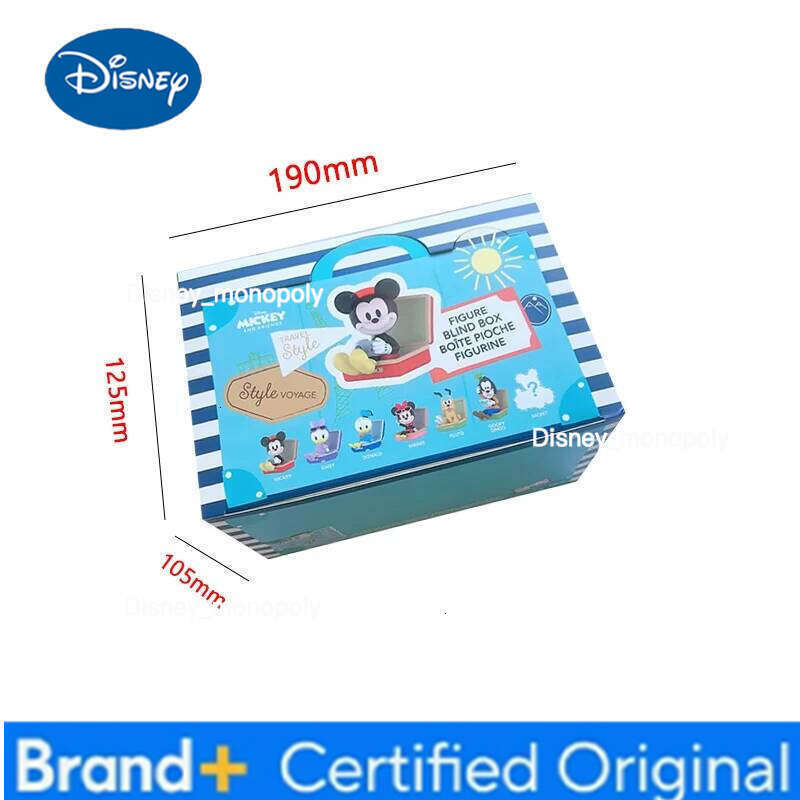 Disney Authentic Mickey Series Ornaments Minnie Donald Duck Models Travel Character Figurines Hildren's Toys Christmas Gifts H260105