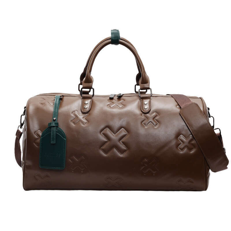 New Arrival Carry-On Luggage Handbag Soft Leather Gym for Women Fashionable Large Capacity Wet and Dry Separation Travel Bag - view 6