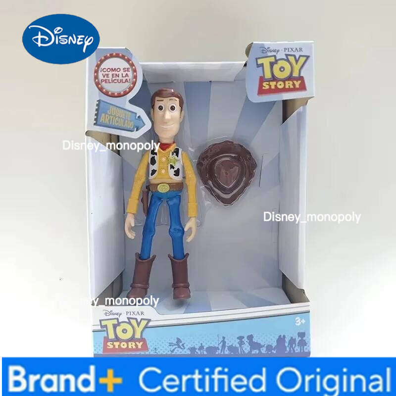 Disney Woody Buzz Lightyear Cute Action Figures Pixar Toy Story Anime Cartoon Model Doll Collection Children Kids Xmas Gift H260105
