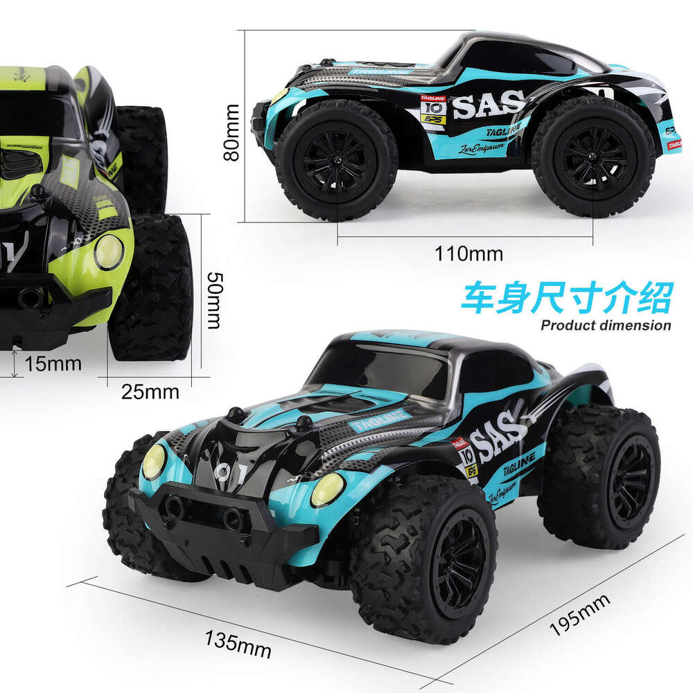 New RC Off-Road High-Speed Remote Control 2.4G Big Foot Climbing Car Children's Racing Toy Wholesale