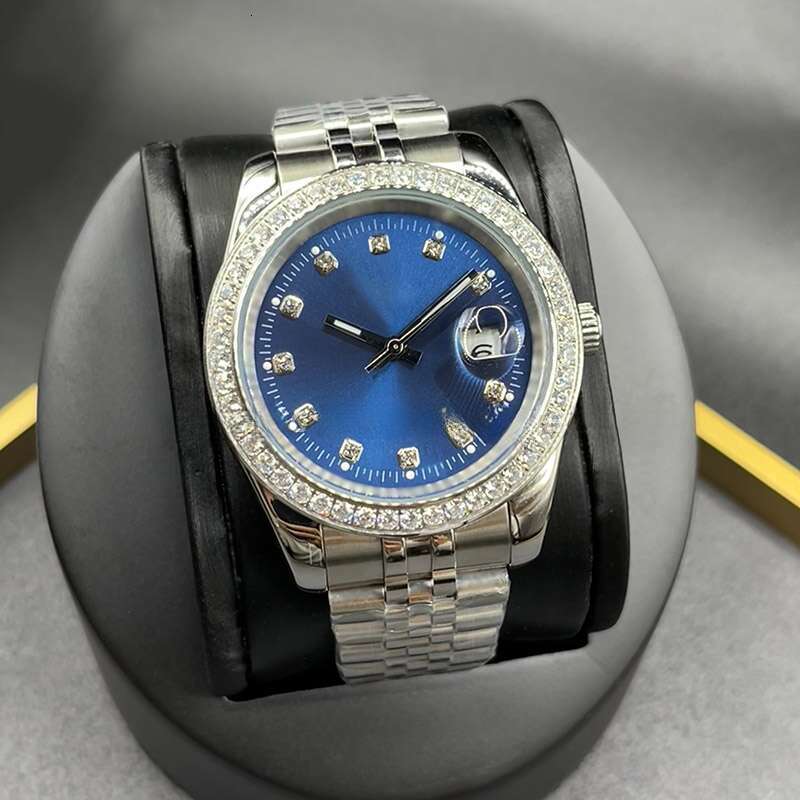 watch moissanitemovement Watch Automatic Mechanical mossinate watch vvs Quartz Womens mossinate watch Steel Diamond Lady Waterproof Luminou moisanite watch 9db
