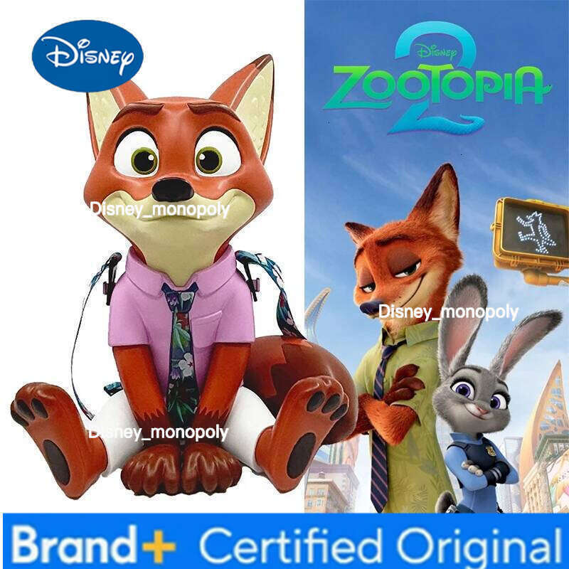 Disney New Original Zootopia 2 Official Movie Merchandise Nick Judy Cute Shaped Water Cup Anime Cartoon Toy Kawaii Trendy Gifts Decor H260105 H260105