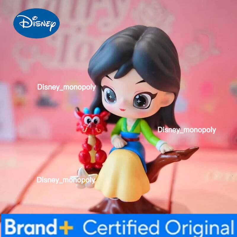 Disney and Mushu Dragon Hot Movies Mulan Princess Action Figure Fashion Trendy Toys Kawaii Birthday Gift H260105