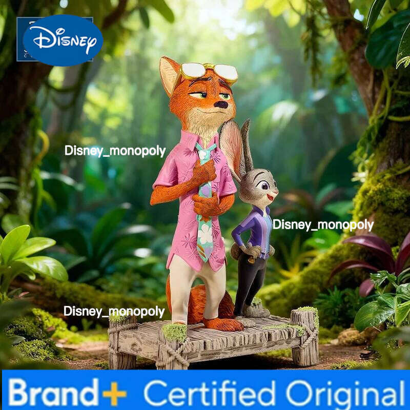Disney New Zootopia 2 Figure Anime Judy Hopps And Nick Wilde Action Figurine Model Doll Collection Pvc Statue Toys H260105 H260105