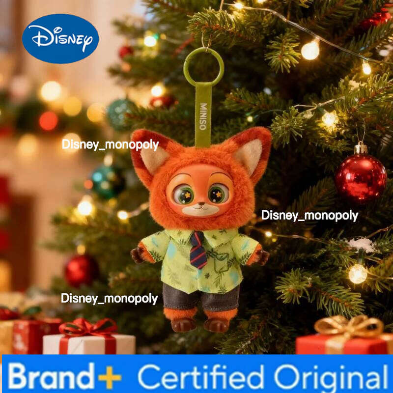 Disney Zootopia 2 Blind Christmas Cute Nick Judy Action Figure Plush Vinyl Doll Mystery Box Anime Figures Cartoon Collection H260105 H260105