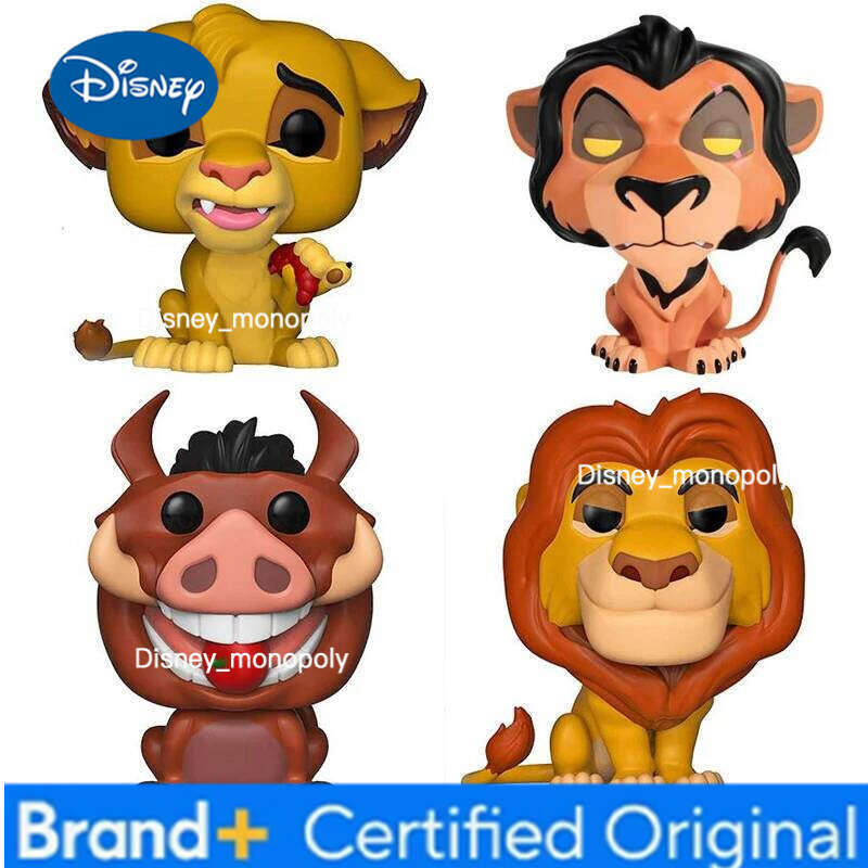 Disney The Lion King Little simba MUFUSA PUMBAA Scar Figure Collection Vinyl Doll Model Toys H260105