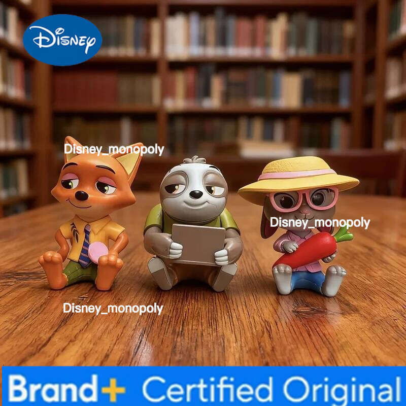 Disney Judy Hopps Nick Wilde Anime Statue - Collectible Doll Figurine Desktop Computer Decoration Ornaments Birthday Gift For Children H260105 H260105