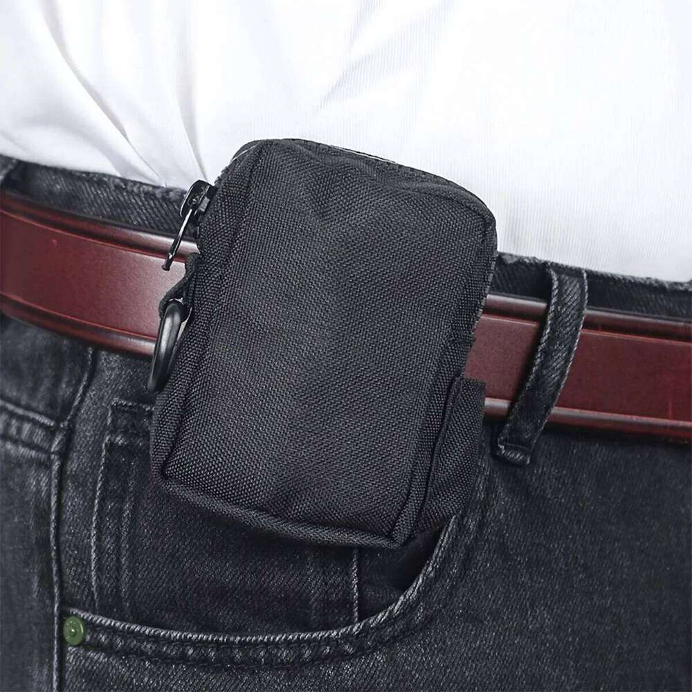 Outdoor Sports Multi-functional Tactical Accessory Simple and Durable Card Bag Coin Purse Solid Color Waist Packs