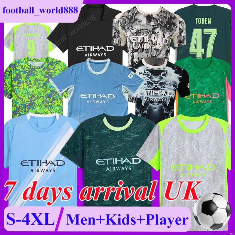 4XL Man City HAALAND 26 27 Soccer Jerseys 4th FODEN DOKU 2026 Football Shirts SAVINHO REIJNDERS CHERKI football kits MATHEUS N. MARMOUSH BOBB Men Kids Kit Socks Sets