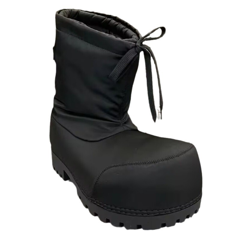 STAOXINDIKE Thick-Soled Height-Increasing Chunky Snow Boots for Women 2024 Winter New Waterproof Non-Slip Ugly-Cute Ski Boots Thickened Warm Cotton Bo