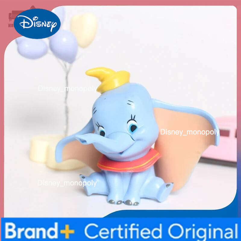 Disney Dumbo Elephant Action Figure Cartoon Cake Cute Car Ornaments Girl Birthday Gifts Desktop Ornament Home Decoration H260105
