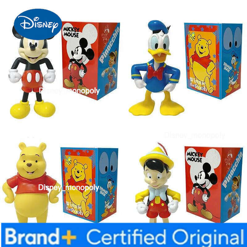 Disney Mickey Mouse Clubhouse Donald Duck Winnie The Pooh Goofy Pinocchio Action Figure Kawaii PVC Model Doll Collection Gift H260105
