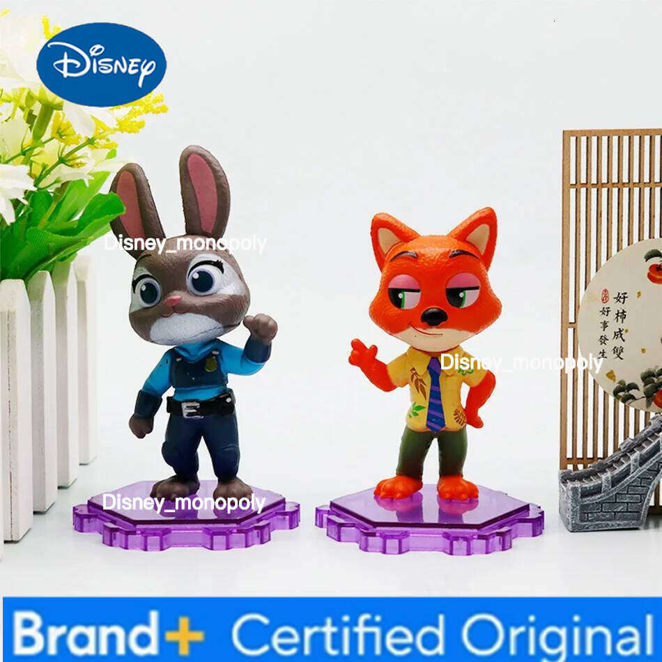 Disney 6PCS Figurines - PVC Desktop Judy Nick Exquisite Version Model Decor | Anime Merch & Perfect Holiday Gift Zoo-2 H260105 H260105