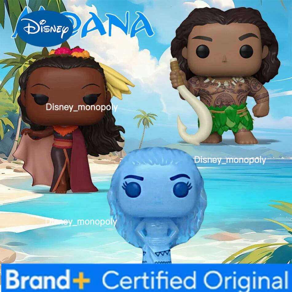 Disney Moana & Simea Figures Matangi Maui Action Collectible Limited Edition Desk Decoration Vinyl Figure Model Toy Dol H260105 H260105