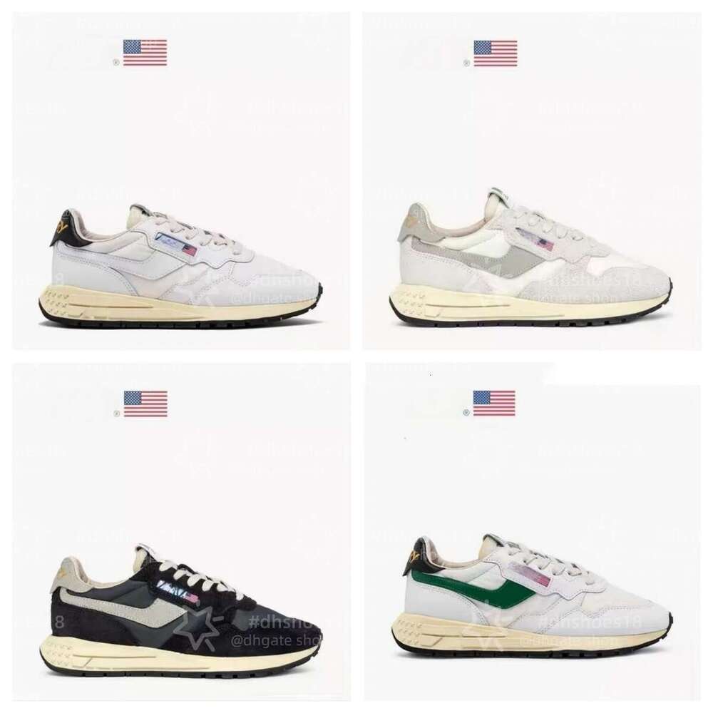 mens designer casual shoes Action Two-Tone Leather Suede Low Platform sneaker medalist sneakers panda pink men women outdoor sport autryy trainers