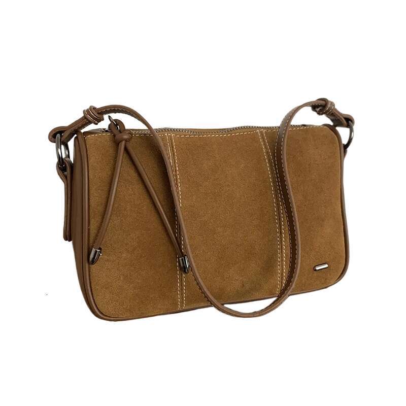 2026 High Quality Soft Genuine Suede Women Tote Bags Large Capacity Female Shoulder Crossbody Bag Luxury Handbags Purses A Main JINXIANGGUO Tote