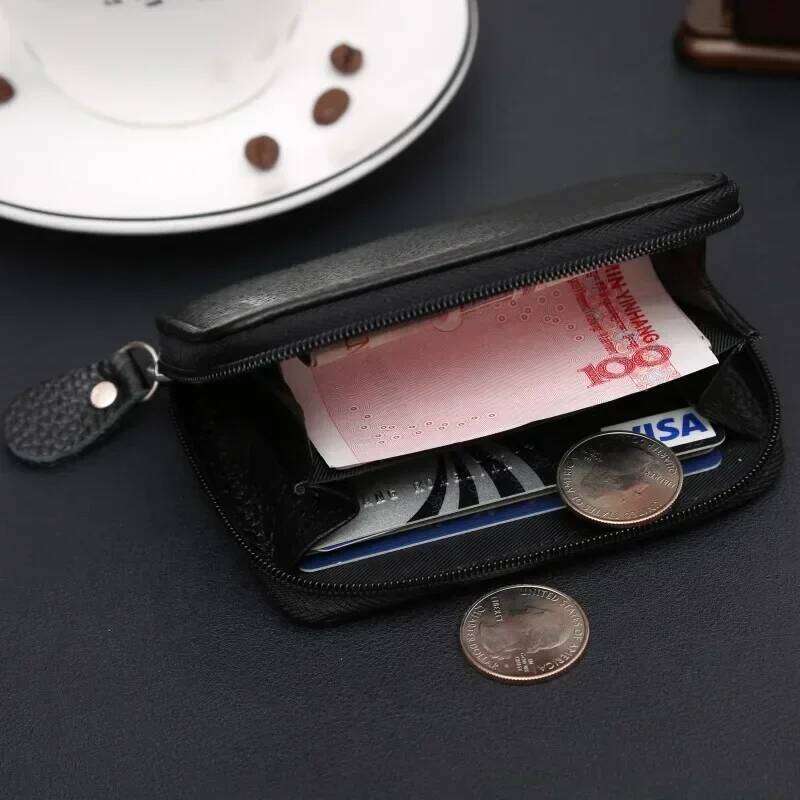 With Bag Zipper Mini Wallets 2025 New Famous Brand Men Women Purse Thin Coin Purses Wallet Carteira Feminina