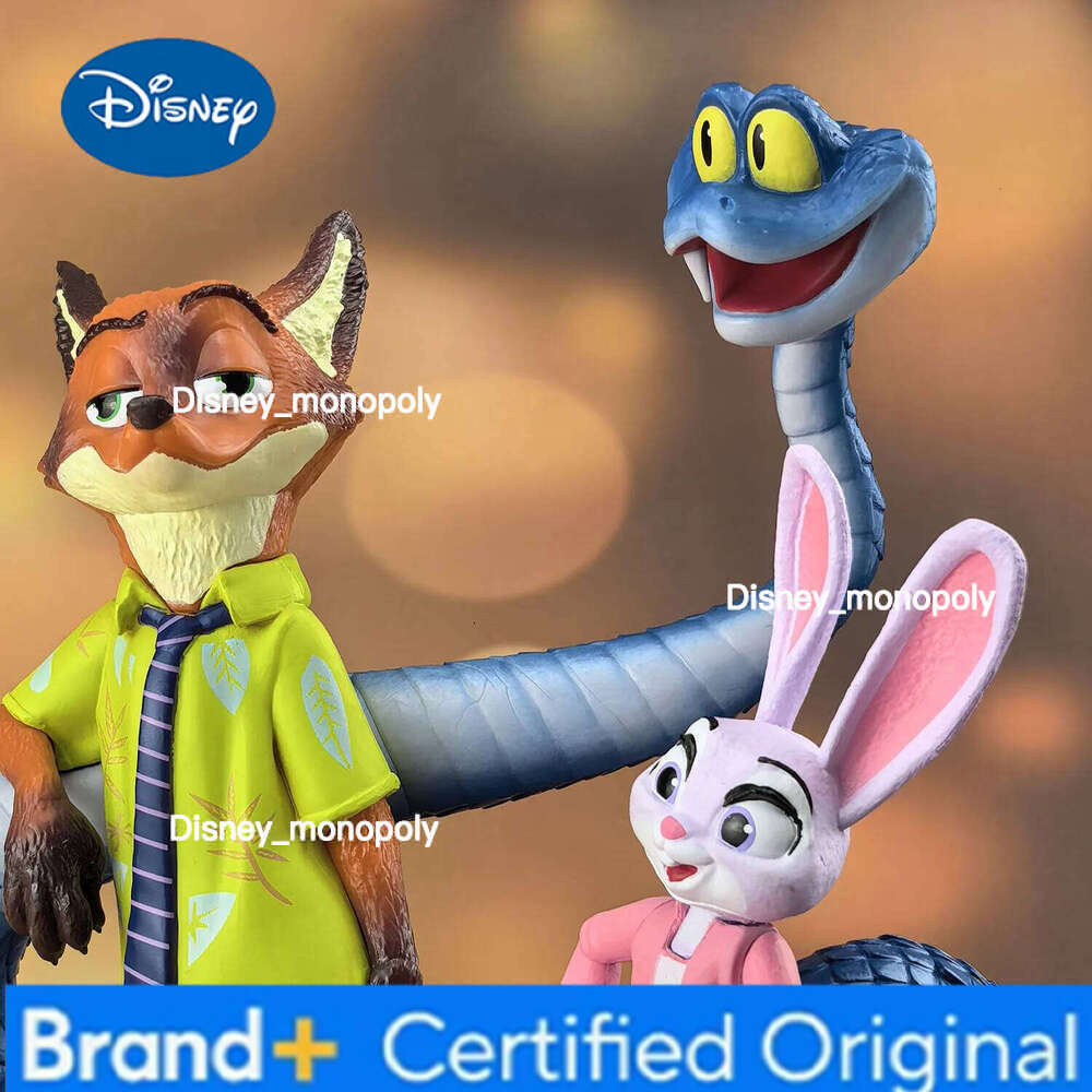 Disney Zootopia Fox Nick Judy Hopps Ornament Decoration Movie Merchandise Cute Trendy Figurines Desktop Ornaments Kids Birthday Gifts H260105 H260105