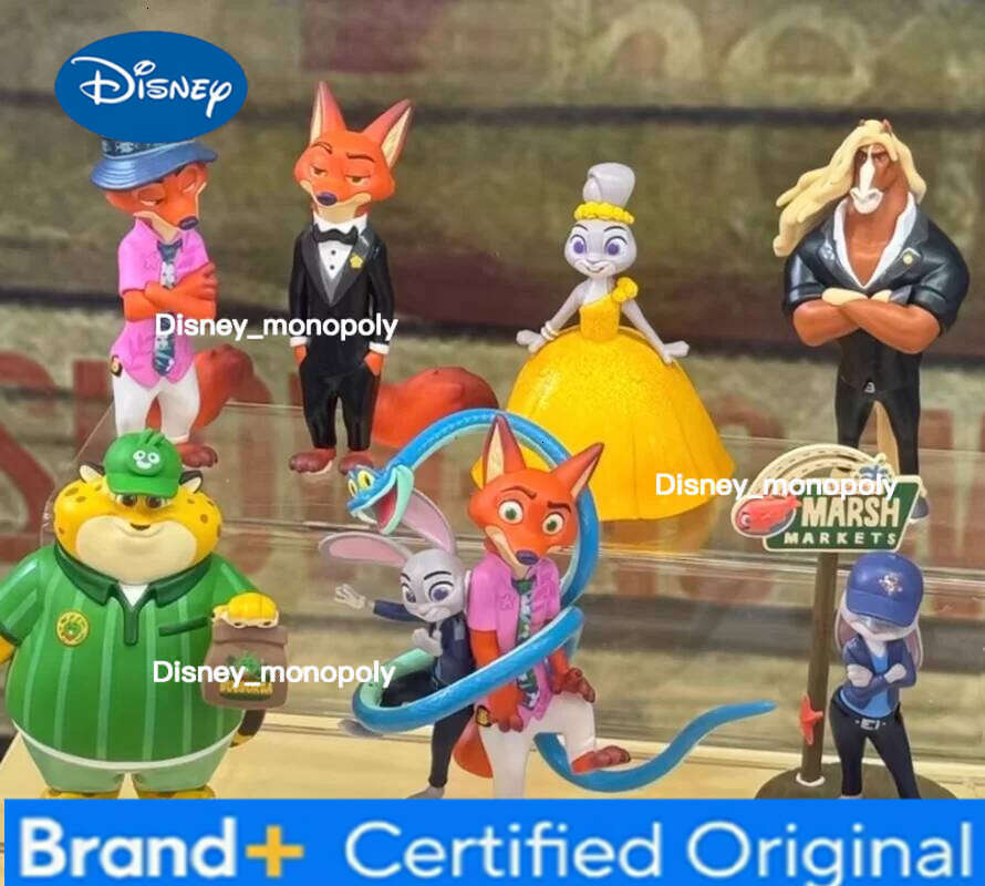 Disney In-stock authentic Zootopia New Journey Series figurine blind box collectible decorative toy gift for boys and girls H260105 H260105