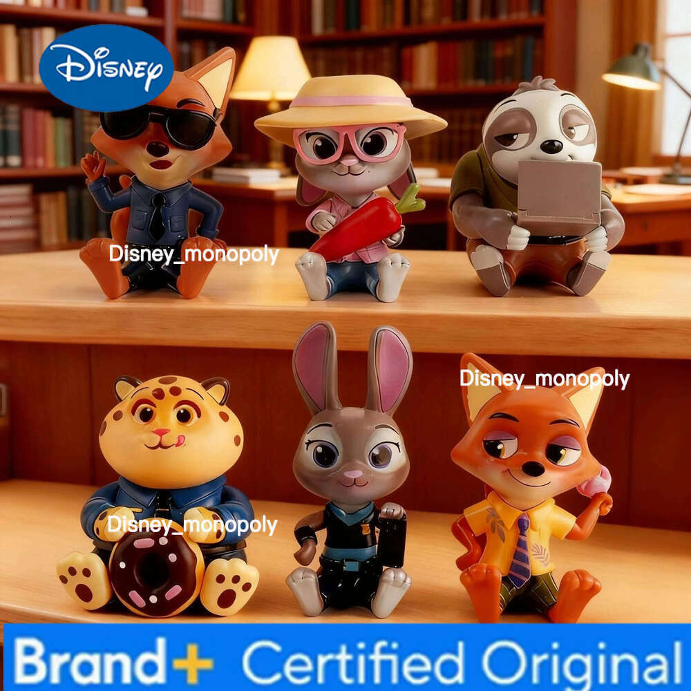 Disney Zootopia Series Good Sitting Blind Box Judy and Nick Story Trendy Collectible Figure Gift Desktop Decoration Ornament H260105