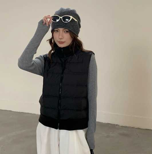 New style down jacket for women - elegant fall and winter cardigan, warm and suitable for all occasions, versatile top to wear on H260105