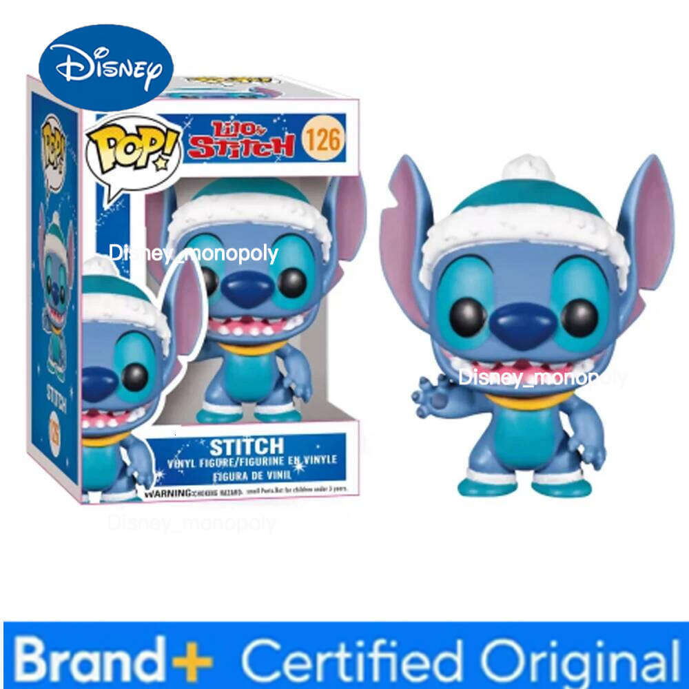 Disney Hot Sale Elf Star Baby Stitch Little Gold Handmade Vinyl PVC Doll Toy Children's Gift H260105