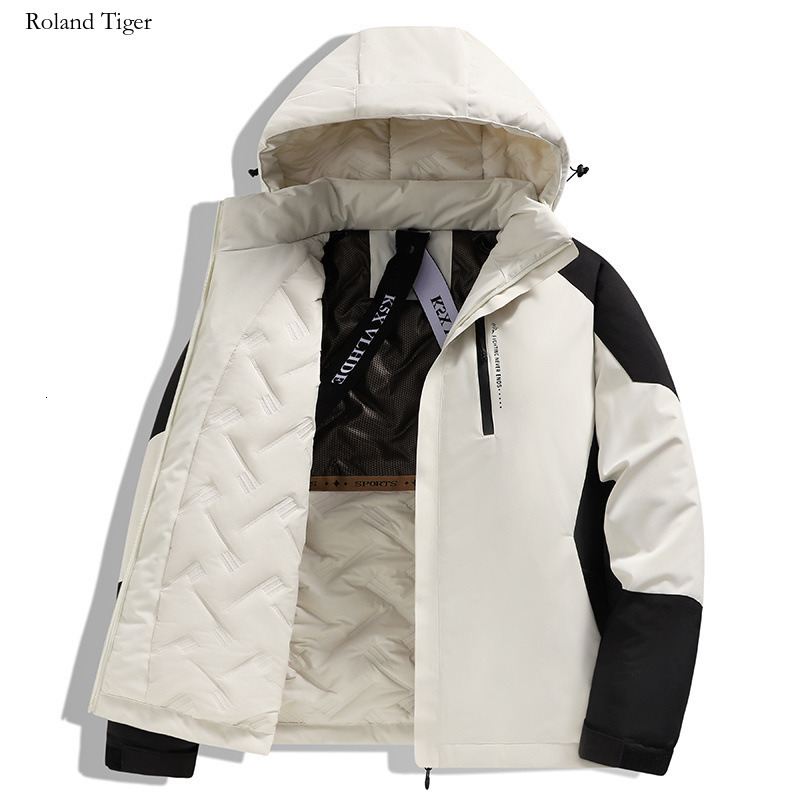 Roland Tiger Outdoor Cold-Proof Warm Sports Ski Suit Men and Women Couple Windbreaker Windproof Thickened Plus Size Plus Fat Foreign Trade Free Shipping