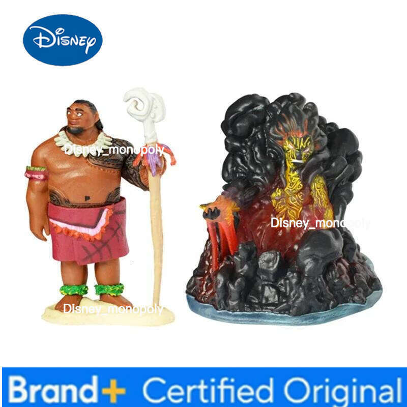 Disney 10pcs/set Cartoon Moana Princess Legend Vaiana Maui Chief Tui Tala Heihei Pua Action Figure Decor Toys for Kids Birthday Gift H260105