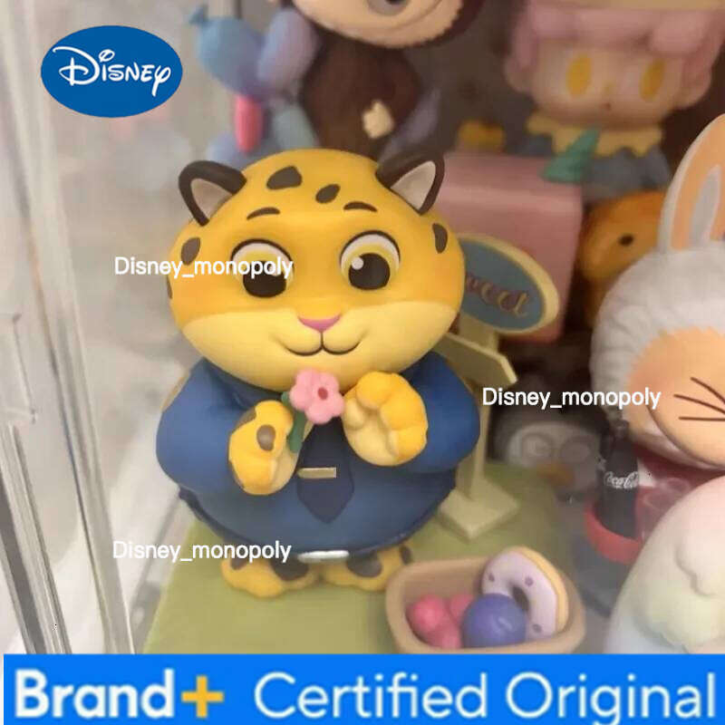 Disney 100%Genuine Zootopia Autumn Manor Series Judy Rabbit Fox Nick Blind Box Desktop Ornament Collect Birthday Gift H260105