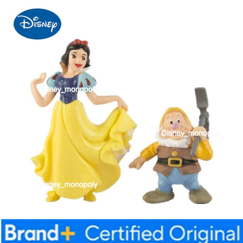 Disney 8Pcs/Set Princess Q Vesion Snow White and The Seven Dwarfs Figure Toy Model Dolls Gift for Children Hot Fashion Decor H260105 H260105