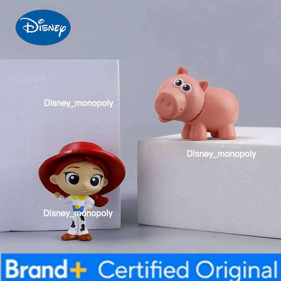 Disney 8pcs / Set Story Action Cartoon Model Doll Car Decoration Cake Accessories Anime Figure Toy Children's Gift H260105