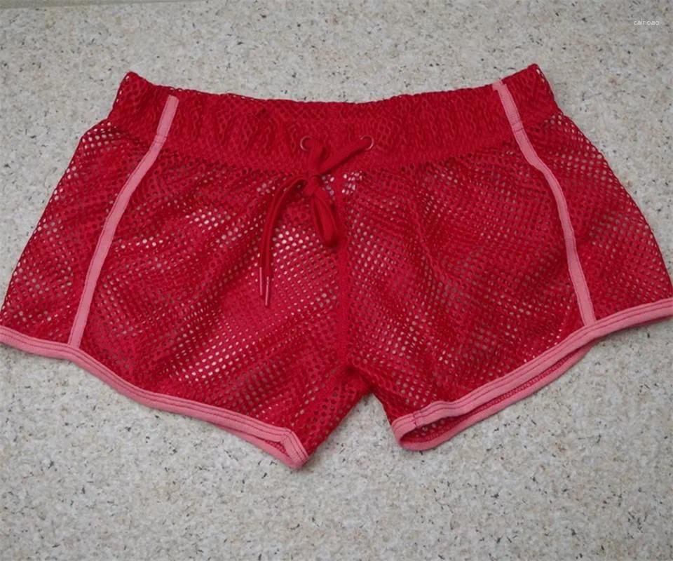 Men's Shorts Fishnet Transparent Shors For Men Swimwear Swimming Trunks See Through Beach Board Quick Drying Surfing Z260313