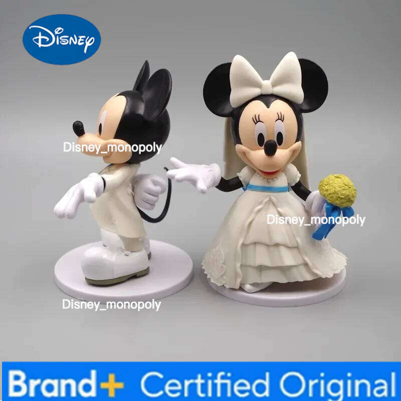 Disney Cartoon Minnie Mickey Mouse Action Wedding Gifts dolls Toy Figures kids gift toy H260105