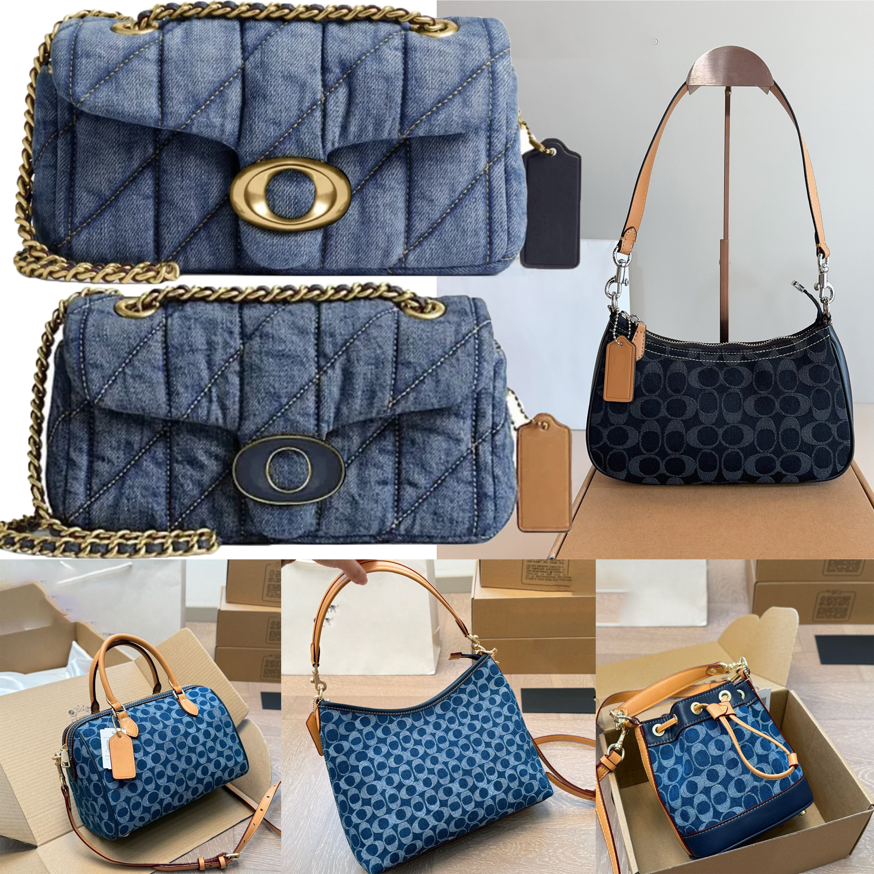 Designer Bag Denim Bags Tabby bag handbag Tote bag Luxury bag Waist Bag Tabby Cross Body All Black Fashion Shoulder Bag Classic Bum Pack Purse Crossbody Bag 10A