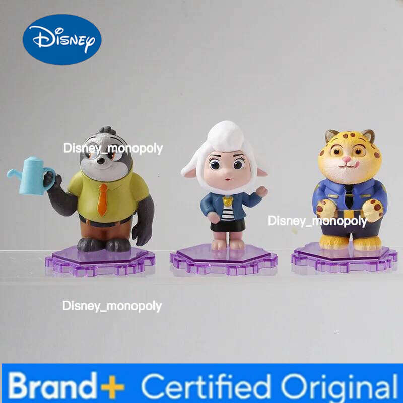 Disney Zootopia 2 Animated Figures Set - Judy Hopps & Nick Wilde Desktop Toys with Movable Parts, Gift for Collectors Display H260105 H260105