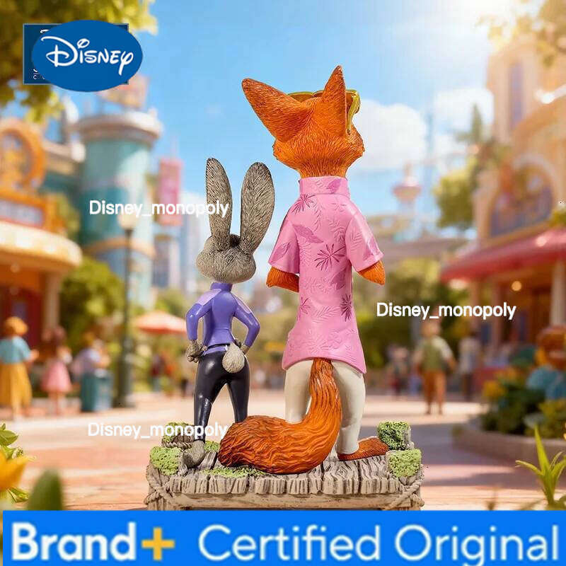 Disney New Zootopia 2 Figure Anime Judy Hopps And Nick Wilde Action Figurine Model Doll Collection Pvc Statue Toys H260105 H260105
